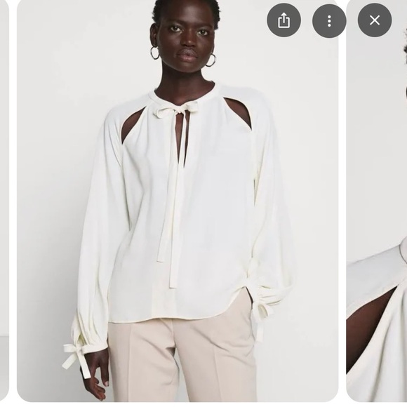 By Marlene Birger Henrya openwork being blouse size 36 US S - Picture 3 of 13